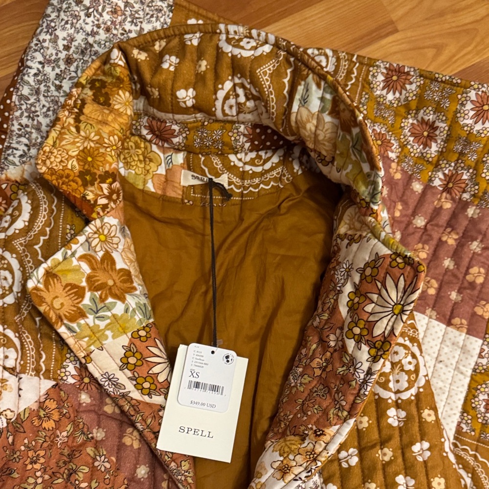 Spell Cha Cha Quilted Jacket RARE XS NWT